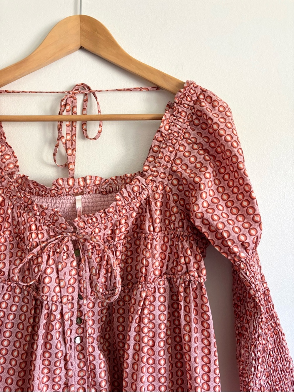 Free People Star Dip Mini Dress in Red - Picture 4 of 7